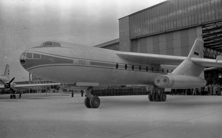 Baade 152 il progetto fallito della DDR per costruire  un’aereo passeggeri a reazione