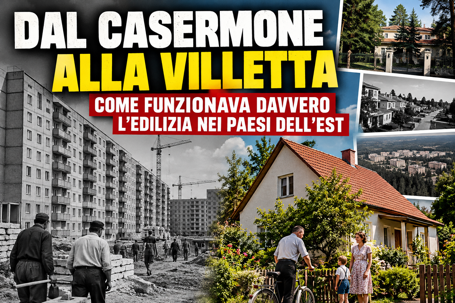 Dal casermone alla villetta: come funzionava davvero l’edilizia nei paesi dell’Est