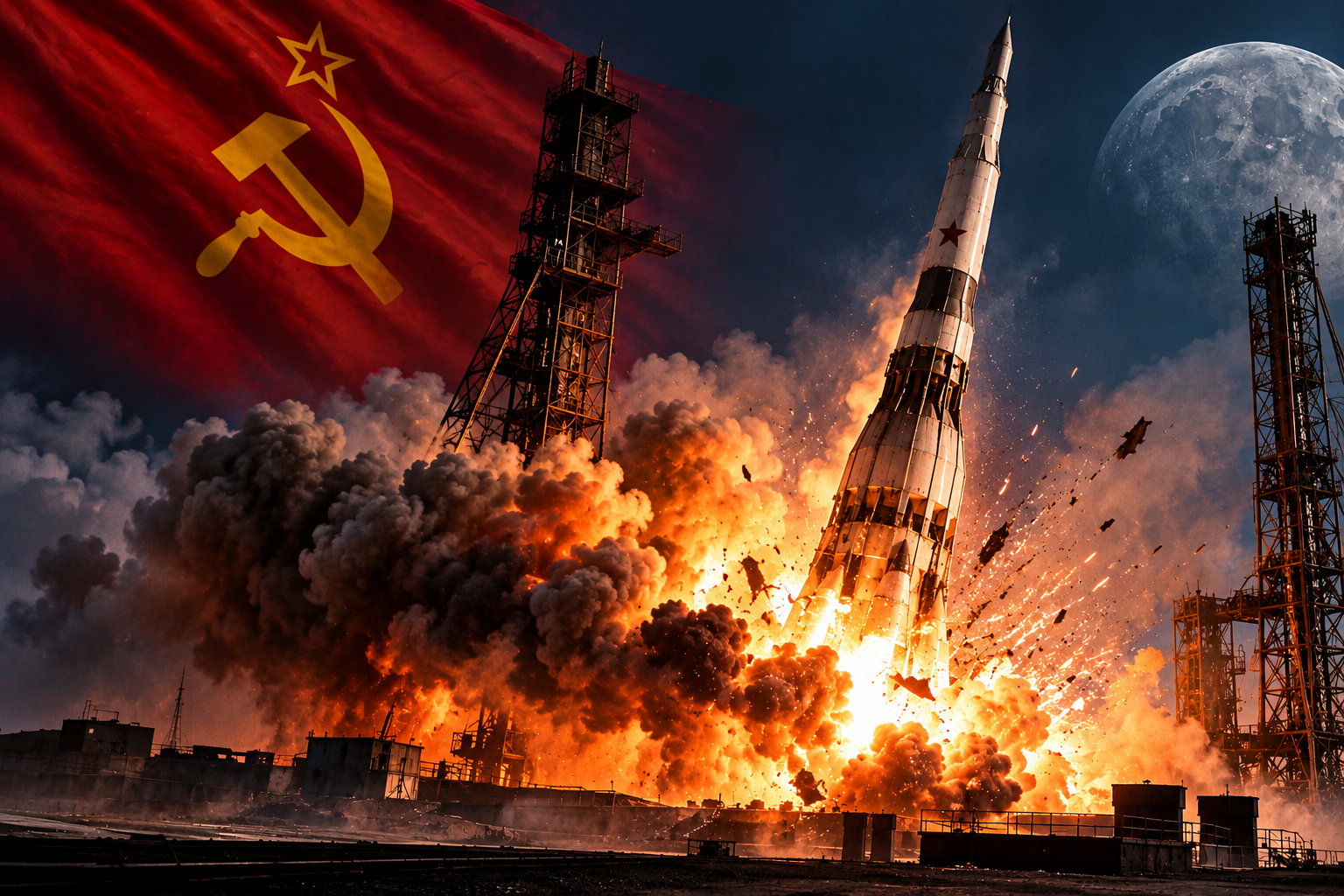 N1  Il sogno lunare sovietico che si spense come fuochi d’artificio