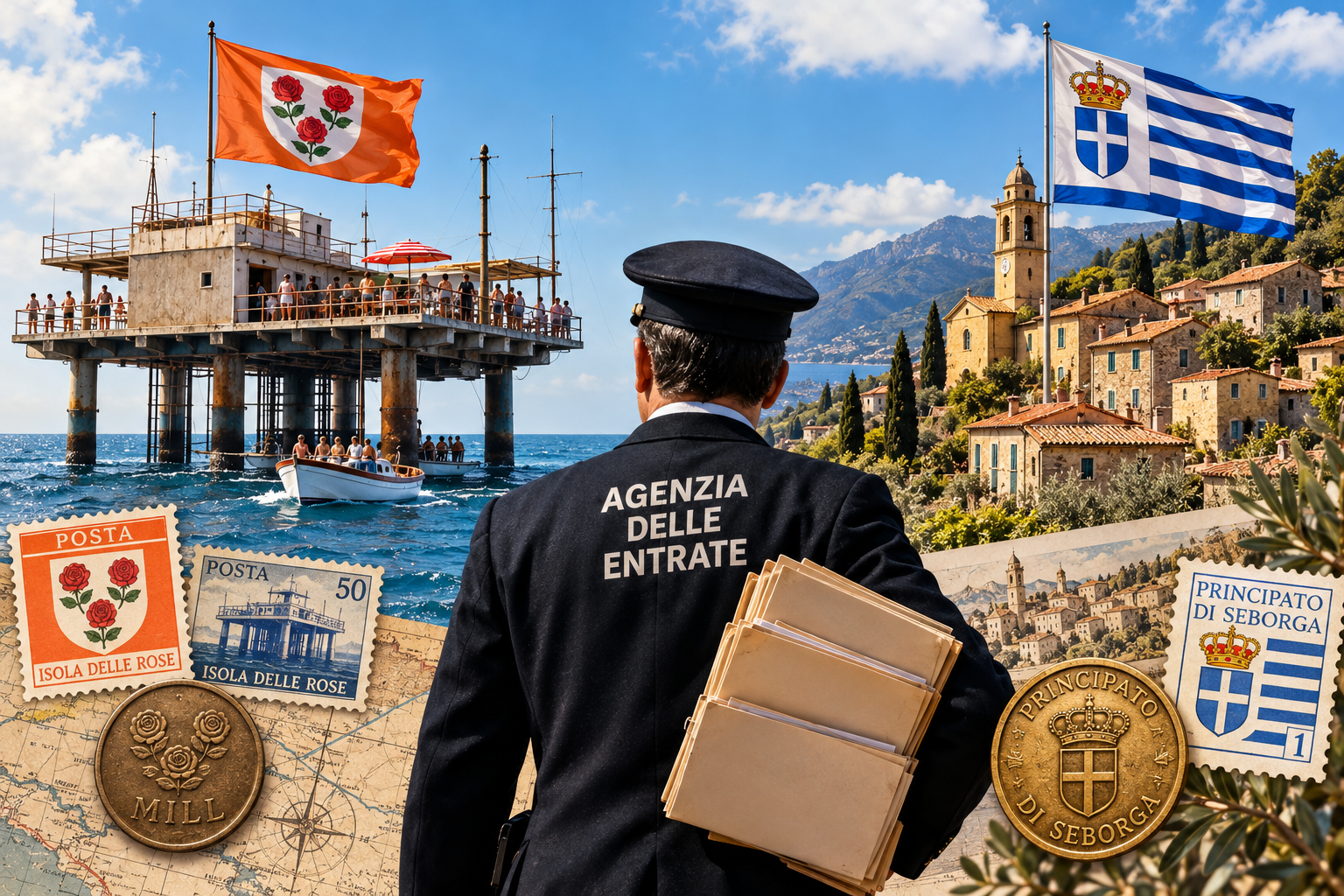 L’Isola delle Rose e Seborga, l’indipendenza che passa per l’Agenzia delle Entrate