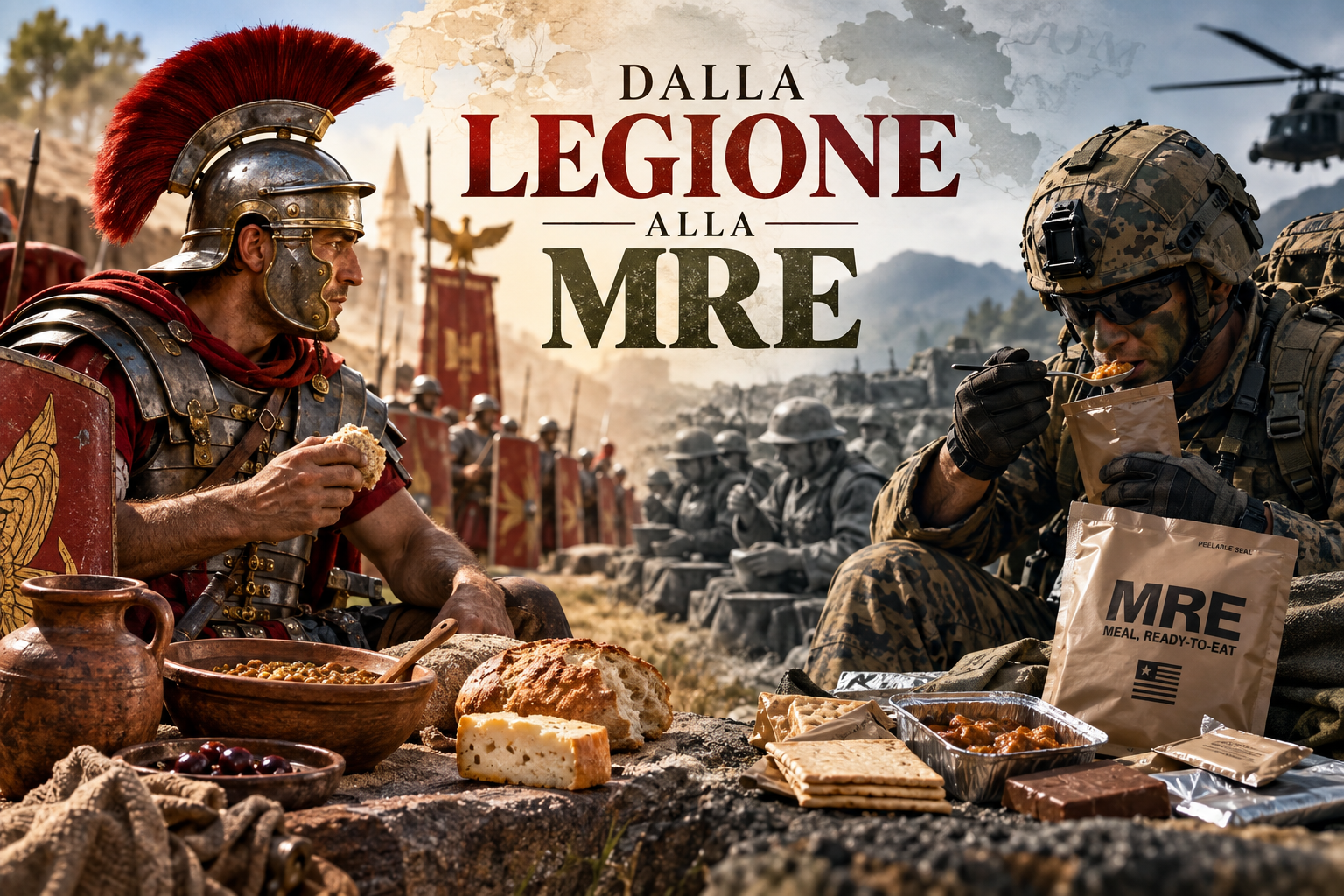 Dalla Vivandiera alle Razioni MRE storia dell’alimentazione delle truppe terrestri Occidentali
